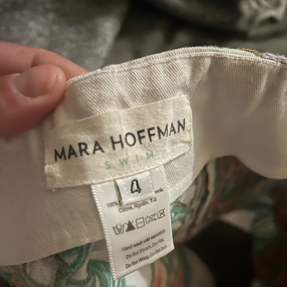 Mara Hoffman Embroidered High waisted Shorts s4 - Picture 7 of 7
